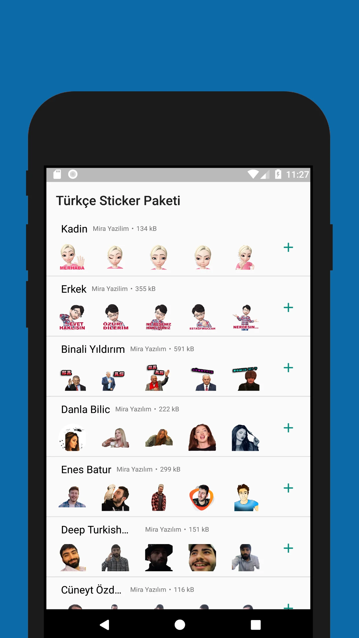 Türkçe Stickerlar screenshot