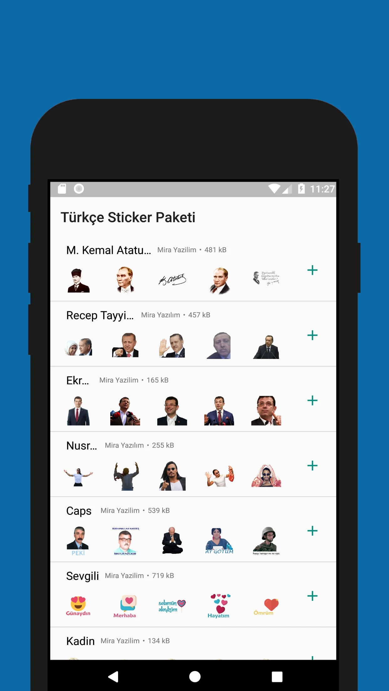 Türkçe Stickerlar screenshot