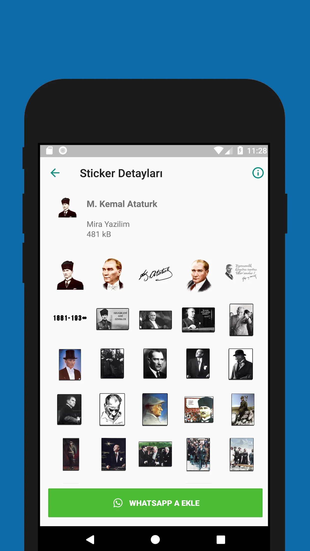 Türkçe Stickerlar screenshot