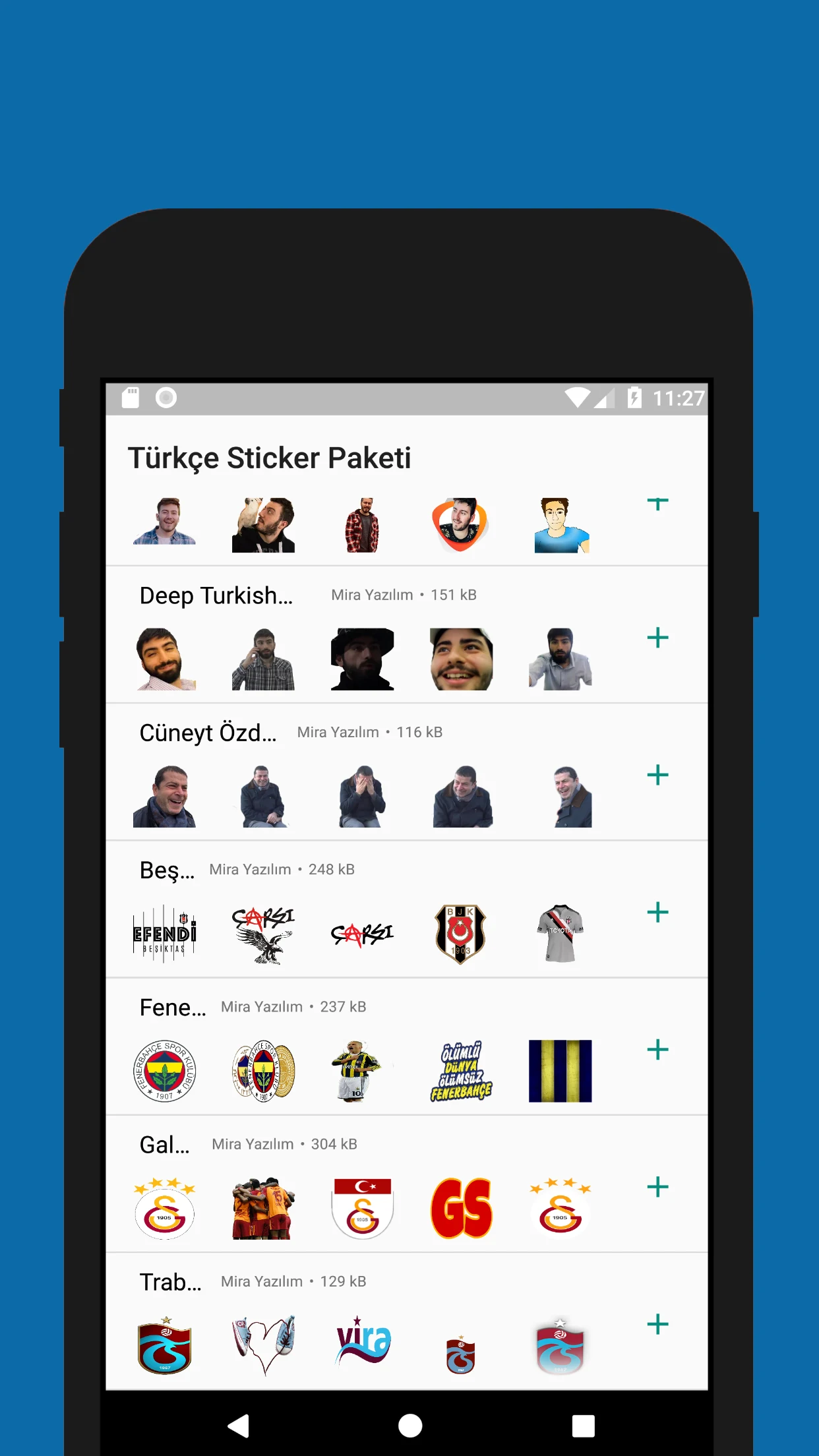 Türkçe Stickerlar screenshot