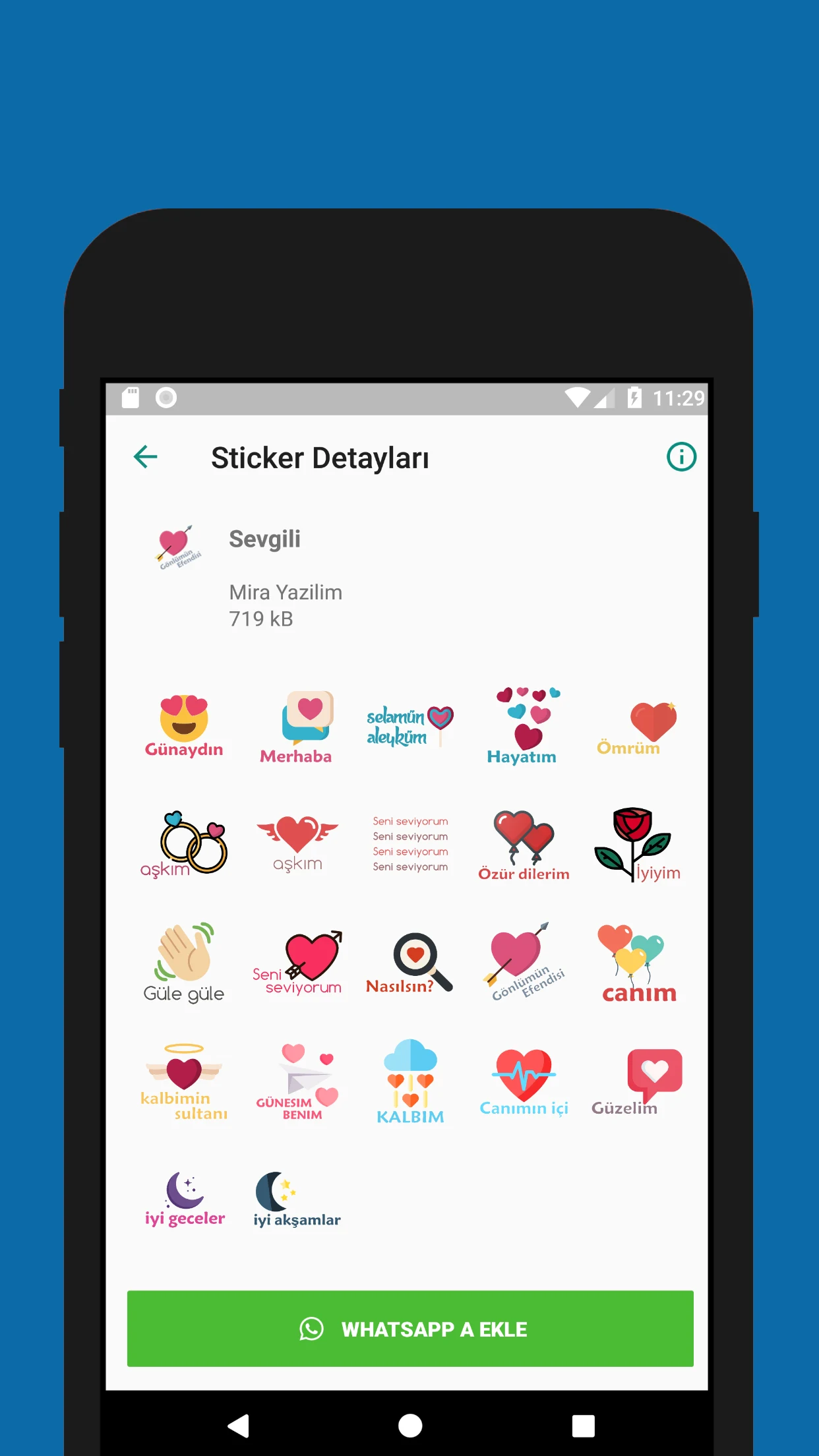 Türkçe Stickerlar screenshot